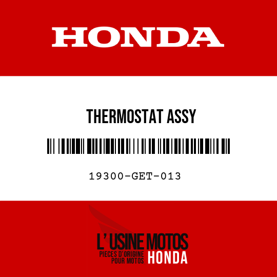 image de 19300-GET-013 THERMOSTAT ASSY