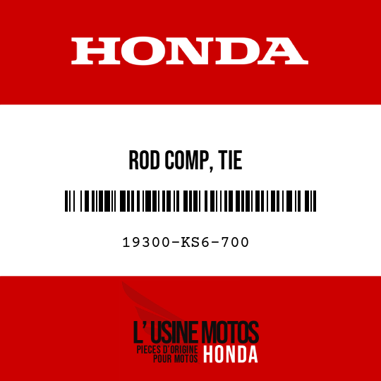 image de 19300-KS6-700 ROD COMP, TIE
