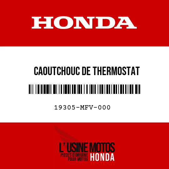 image de 19305-MFV-000 CAOUTCHOUC DE THERMOSTAT