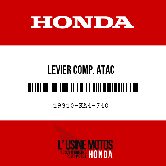 image de 19310-KA4-740 LEVIER COMP. ATAC