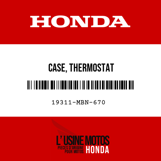 image de 19311-MBN-670 CASE, THERMOSTAT