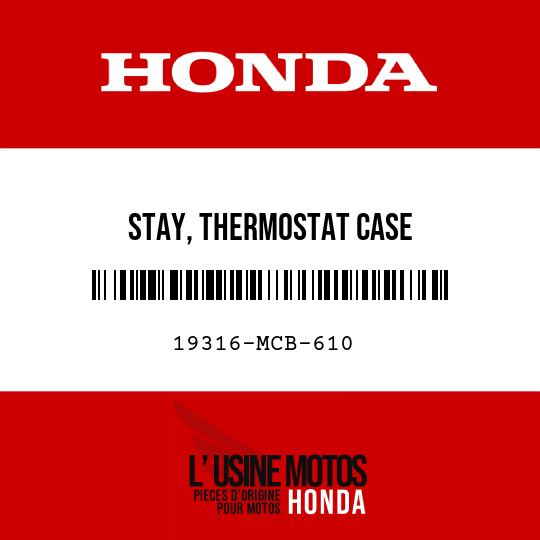 image de 19316-MCB-610 STAY, THERMOSTAT CASE