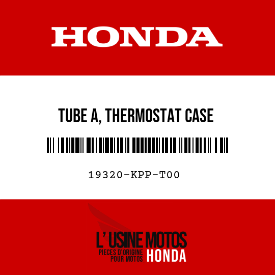 image de 19320-KPP-T00 TUBE A, THERMOSTAT CASE