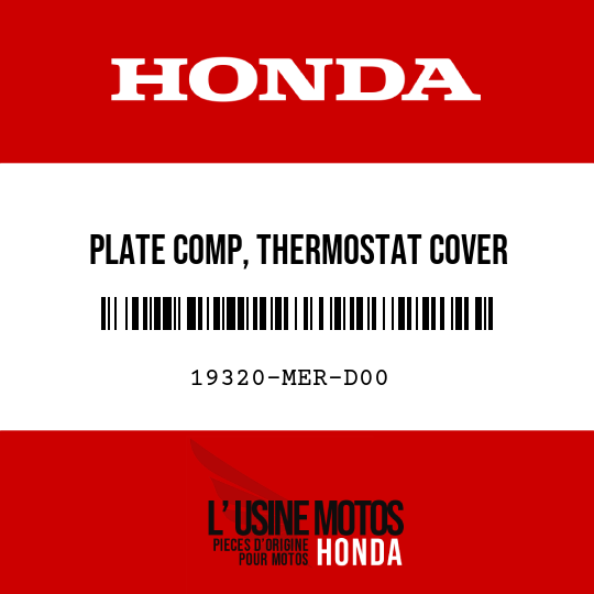 image de 19320-MER-D00 PLATE COMP, THERMOSTAT COVER