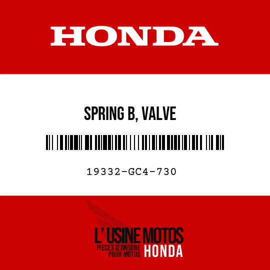 image de 19332-GC4-730 SPRING B, VALVE