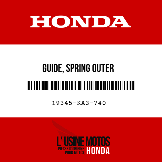 image de 19345-KA3-740 GUIDE, SPRING OUTER