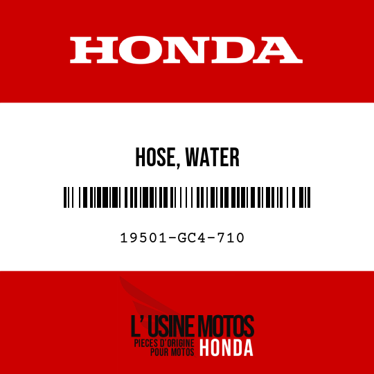 image de 19501-GC4-710 HOSE, WATER