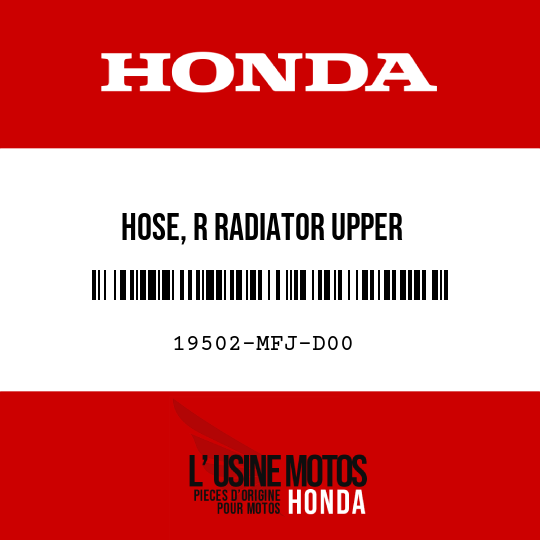 image de 19502-MFJ-D00 HOSE, R RADIATOR UPPER