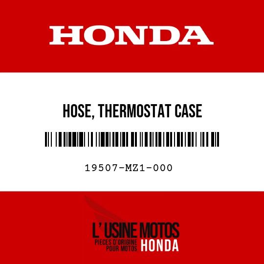 image de 19507-MZ1-000 HOSE, THERMOSTAT CASE