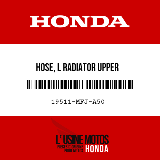 image de 19511-MFJ-A50 HOSE, L RADIATOR UPPER