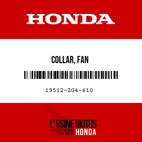 image de 19512-ZG4-610 COLLAR, FAN