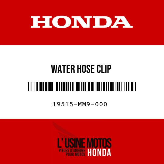 image de 19515-MM9-000 WATER HOSE CLIP