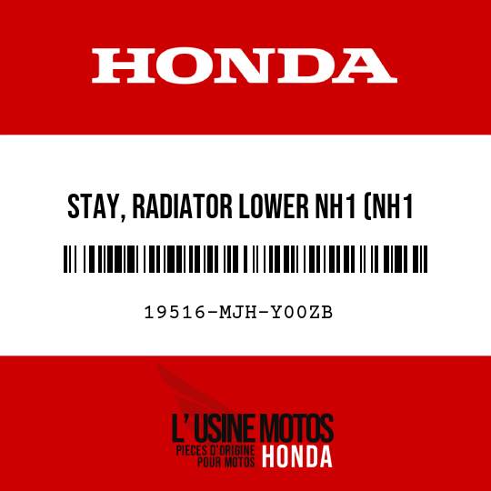 image de 19516-MJH-Y00ZB STAY, RADIATOR LOWER NH1 (NH1 BLACK)