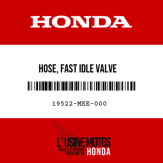 image de 19522-MEE-000 HOSE, FAST IDLE VALVE