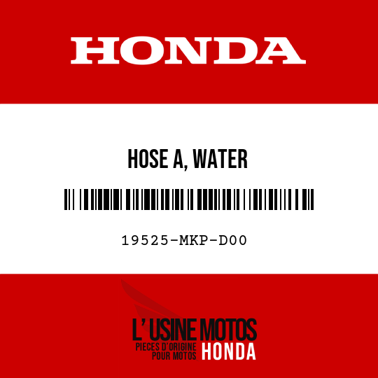 image de 19525-MKP-D00 HOSE A, WATER
