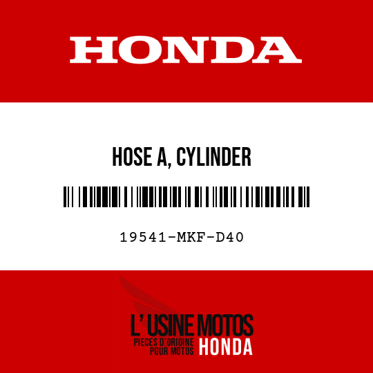 image de 19541-MKF-D40 HOSE A, CYLINDER