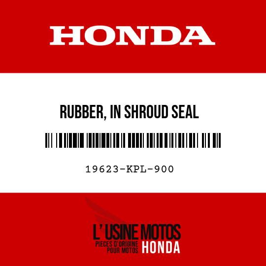 image de 19623-KPL-900 RUBBER, IN SHROUD SEAL