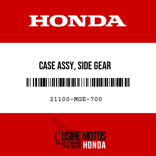image de 21100-MGE-700 CASE ASSY, SIDE GEAR