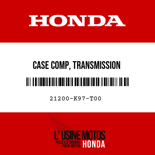image de 21200-K97-T00 CASE COMP, TRANSMISSION