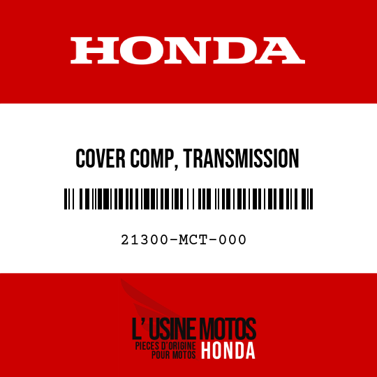 image de 21300-MCT-000 COVER COMP, TRANSMISSION