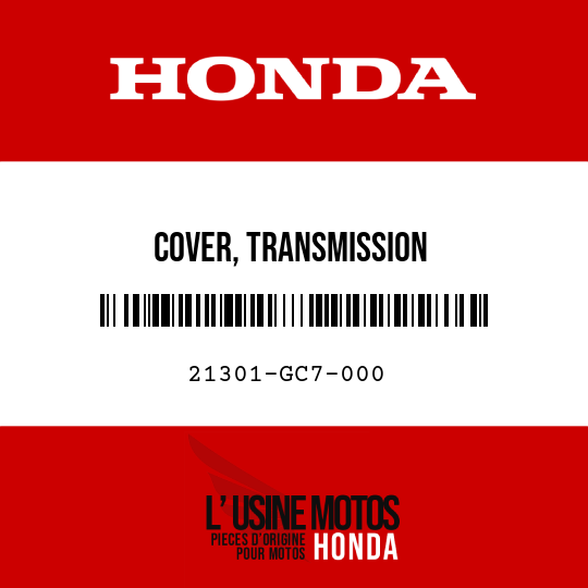 image de 21301-GC7-000 COVER, TRANSMISSION