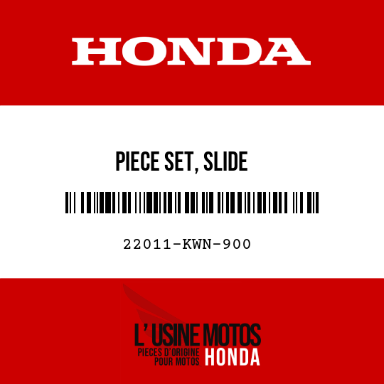 image de 22011-KWN-900 PIECE SET, SLIDE