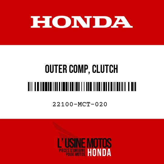 image de 22100-MCT-020 OUTER COMP, CLUTCH