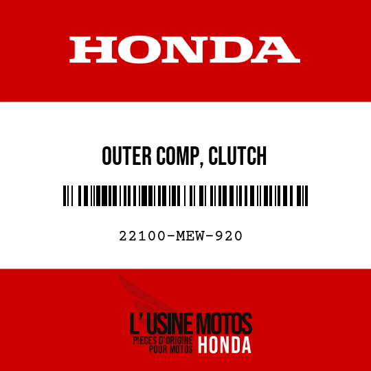 image de 22100-MEW-920 OUTER COMP, CLUTCH