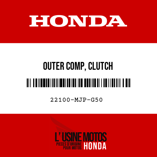 image de 22100-MJP-G50 OUTER COMP, CLUTCH