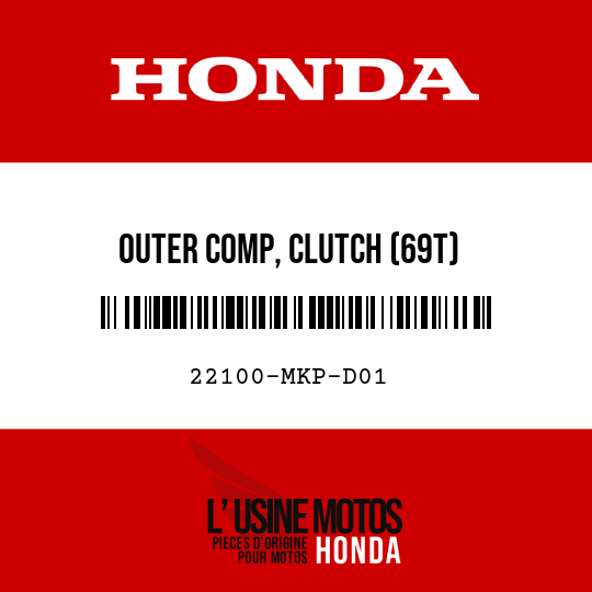 image de 22100-MKP-D01 OUTER COMP, CLUTCH (69T)