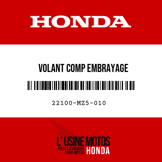 image de 22100-MZ5-010 VOLANT COMP EMBRAYAGE