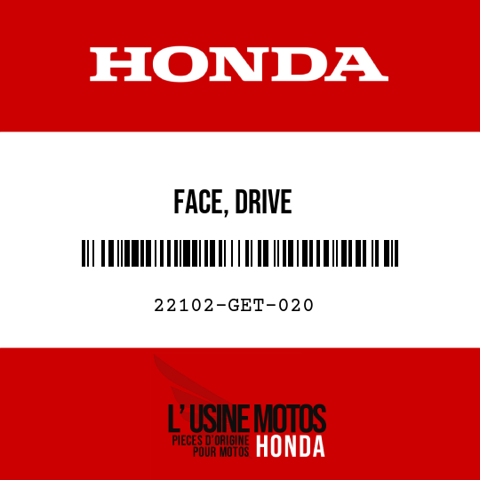 image de 22102-GET-020 FACE, DRIVE