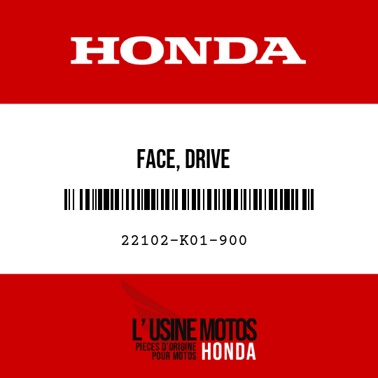 image de 22102-K01-900 FACE, DRIVE