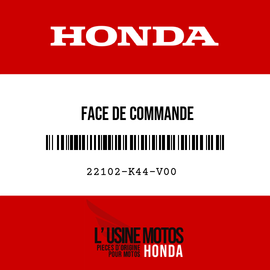 image de 22102-K44-V00 FACE DE COMMANDE