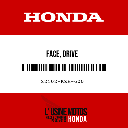image de 22102-KZR-600 FACE, DRIVE