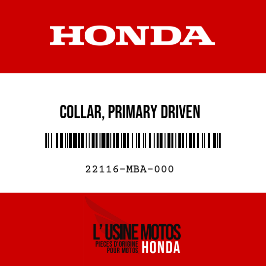 image de 22116-MBA-000 COLLAR, PRIMARY DRIVEN