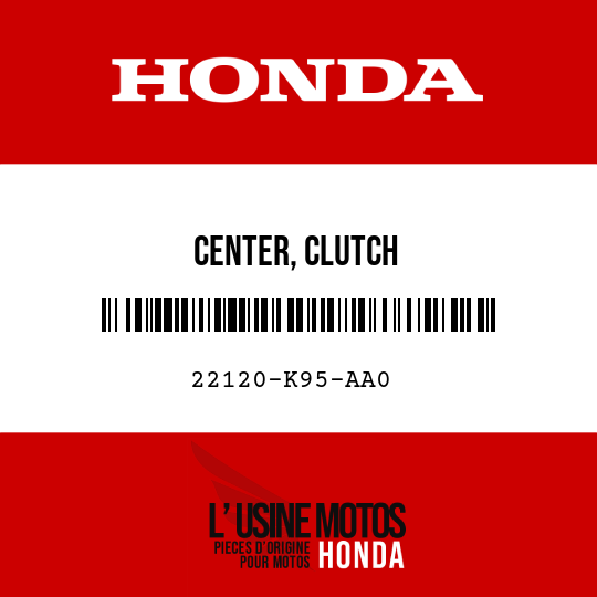 image de 22120-K95-AA0 CENTER, CLUTCH