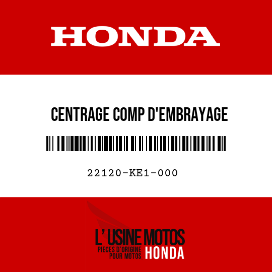 image de 22120-KE1-000 CENTRAGE COMP D'EMBRAYAGE