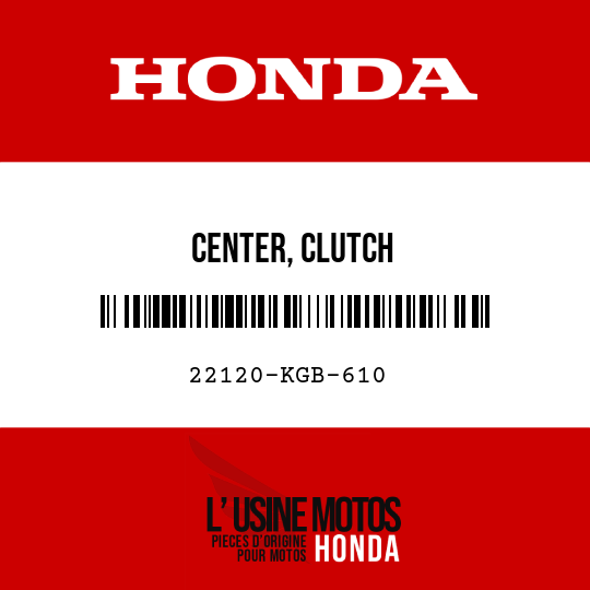 image de 22120-KGB-610 CENTER, CLUTCH