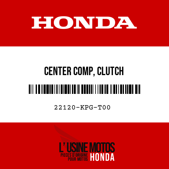 image de 22120-KPG-T00 CENTER COMP, CLUTCH