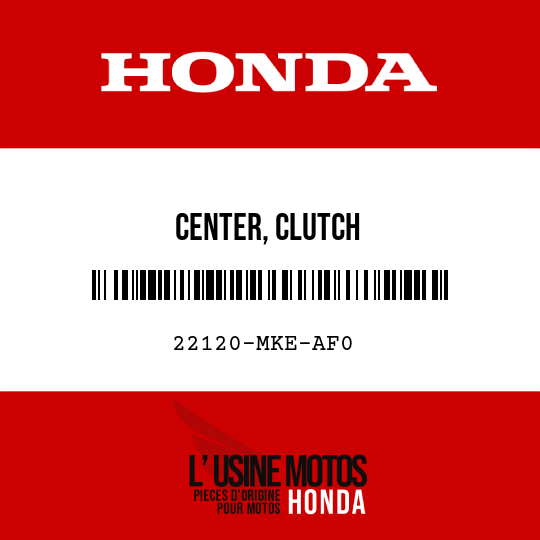 image de 22120-MKE-AF0 CENTER, CLUTCH