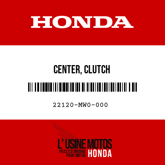 image de 22120-MW0-000 CENTER, CLUTCH