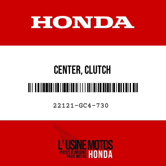 image de 22121-GC4-730 CENTER, CLUTCH