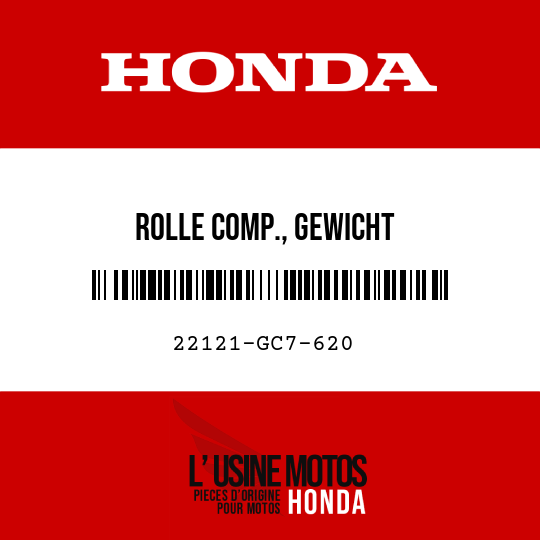 image de 22121-GC7-620 ROLLE COMP., GEWICHT