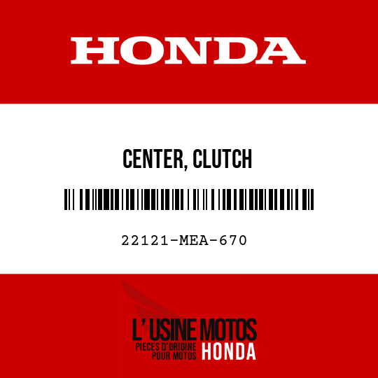 image de 22121-MEA-670 CENTER, CLUTCH