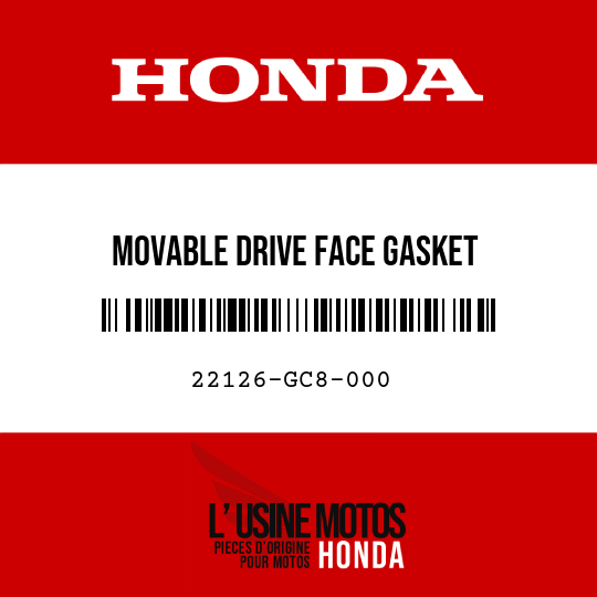 image de 22126-GC8-000 MOVABLE DRIVE FACE GASKET