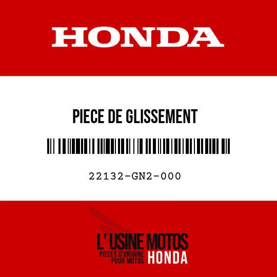 image de 22132-GN2-000 PIECE DE GLISSEMENT