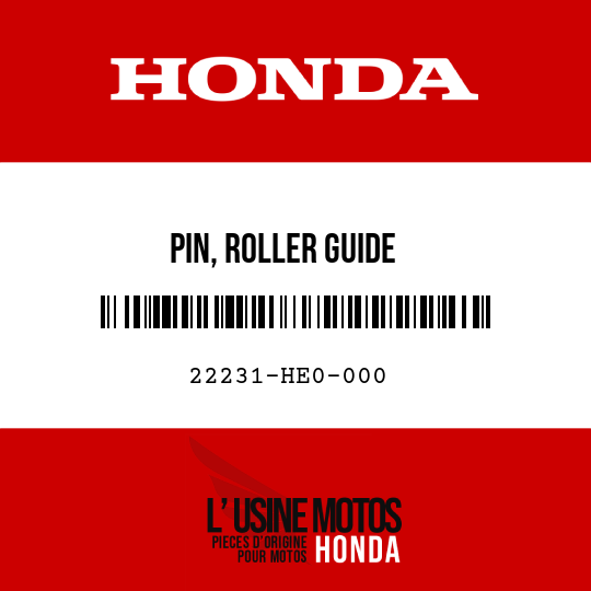 image de 22231-HE0-000 PIN, ROLLER GUIDE