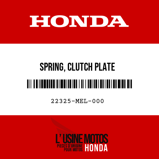 image de 22325-MEL-000 SPRING, CLUTCH PLATE