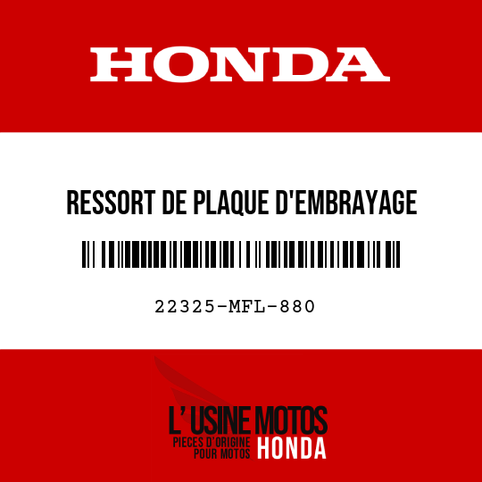 image de 22325-MFL-880 RESSORT DE PLAQUE D'EMBRAYAGE